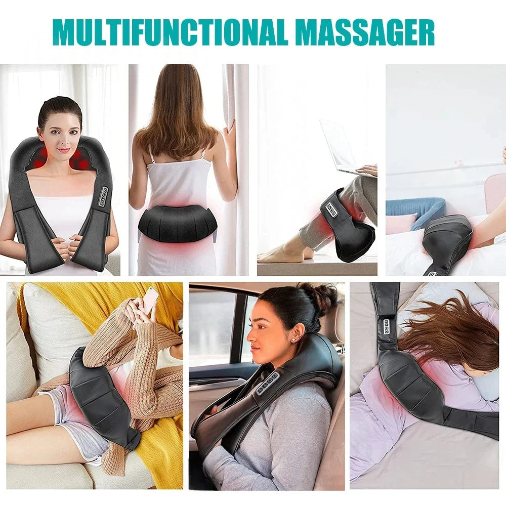 ZenShiatsu Heated Neck & Shoulder Massager
