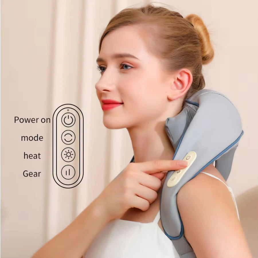 ZenHeat Wireless Neck & Back Massager